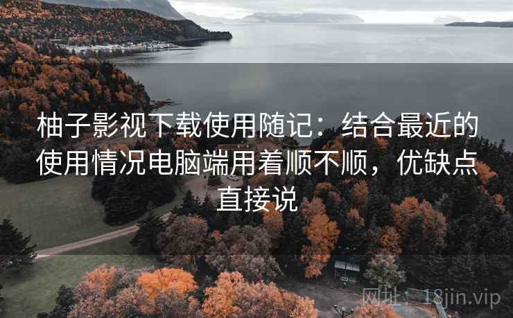 柚子影视下载使用随记：结合最近的使用情况电脑端用着顺不顺，优缺点直接说