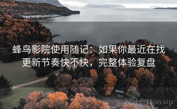 蜂鸟影院使用随记：如果你最近在找更新节奏快不快，完整体验复盘