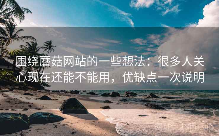 围绕蘑菇网站的一些想法：很多人关心现在还能不能用，优缺点一次说明
