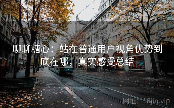 聊聊糖心:站在普通用户视角优势到底在哪,真实感受总结 聊聊糖心:站在普通用户视角优势到底在哪,真实感受总结